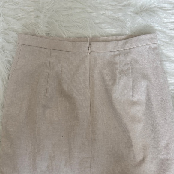 Ann Taylor Neutral Beige Pencil Skirt - Picture 5 of 7